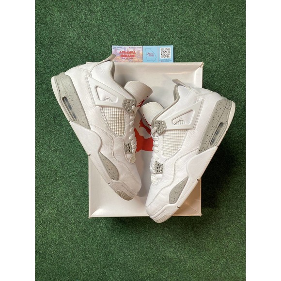 NIKE AIR JORDAN IV 4 RETRO OREO WHITE FIRE RED CEMENT GREY BLACK CT8527-100 12 main image 4